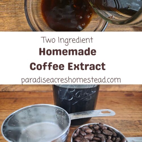 homemade coffee extract