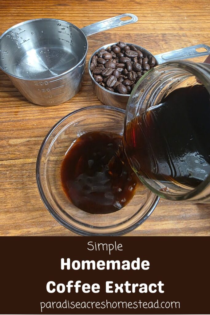 homemade coffee extract