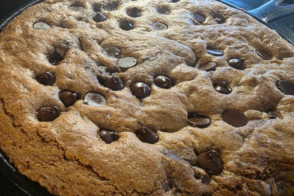 fresh milled skillet cookie