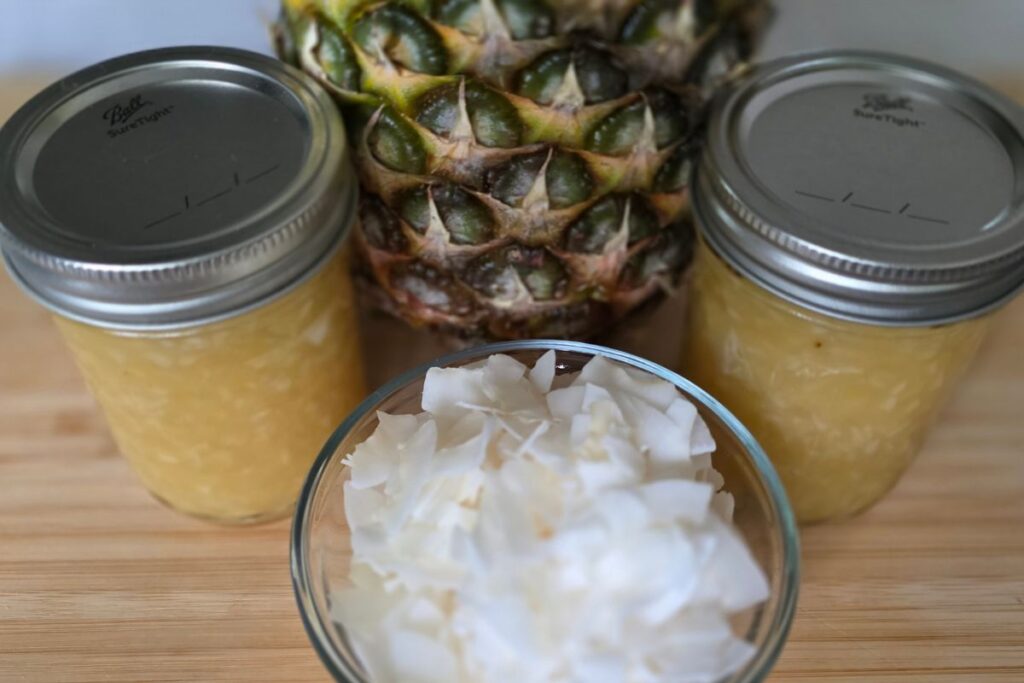 pineapple coconut jam