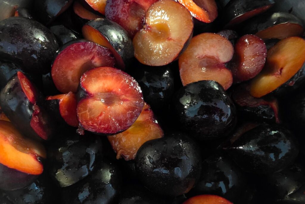 plums for jam