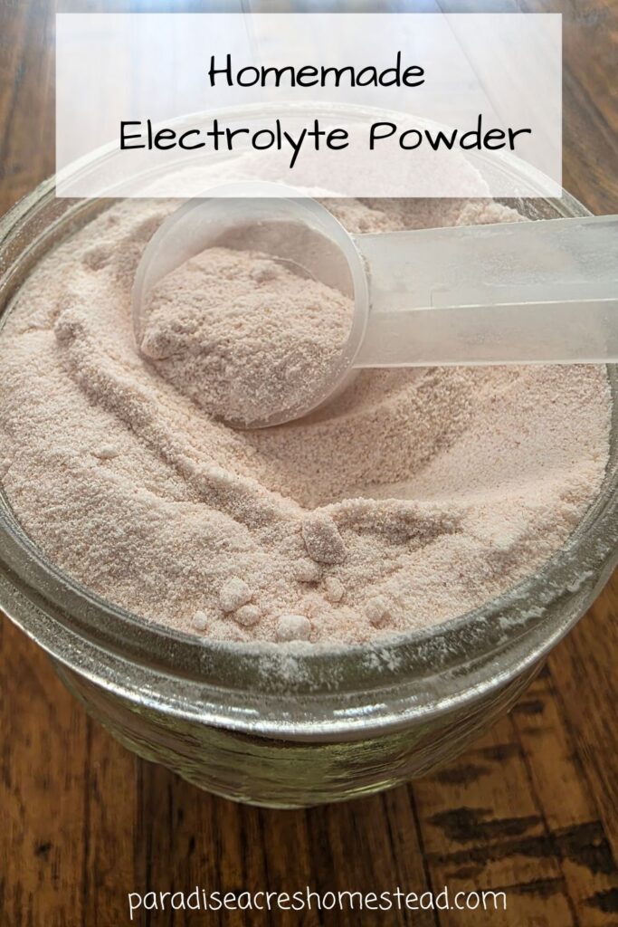 pin image for homemade electrolytes