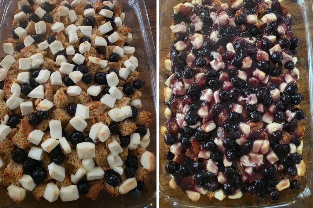 blueberry cream cheese french toast casserole